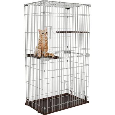 マルカン キャットフレンドルーム スリム2段 ▽a ペット グッズ 猫