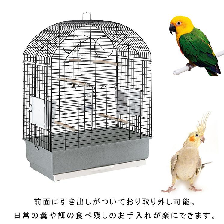 ferplast 大型鳥用 鳥かご ビオラ ブラック ファープラスト ▽w ferplast 大型鳥用 鳥かご ビオラ ブラック ファープラスト ▽w
