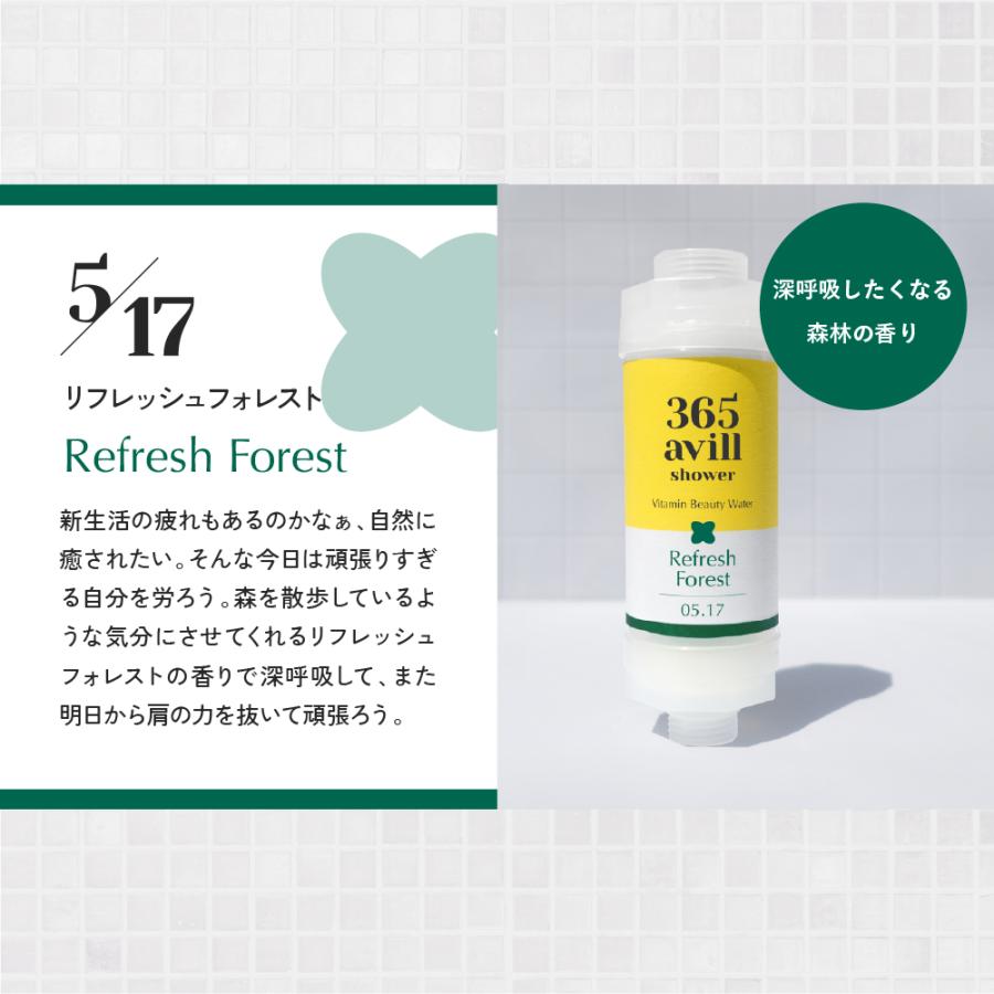 365avill ビタミン シャワーフィルター 選べる2個セット【送料無料】塩素除去 シャワーヘッド アロマシャワー 韓国美容 韓国コスメ　365アビル | あしたるんるん | 16
