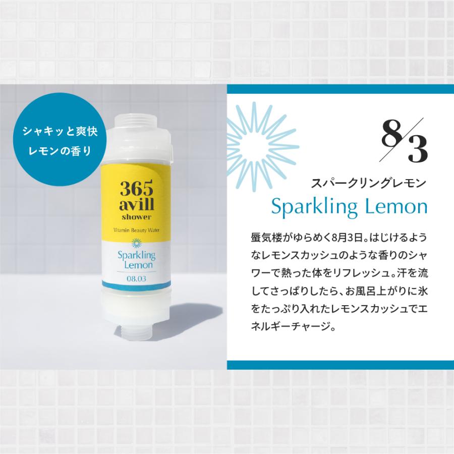 365avill ビタミン シャワーフィルター 選べる2個セット【送料無料】塩素除去 シャワーヘッド アロマシャワー 韓国美容 韓国コスメ　365アビル | あしたるんるん | 17