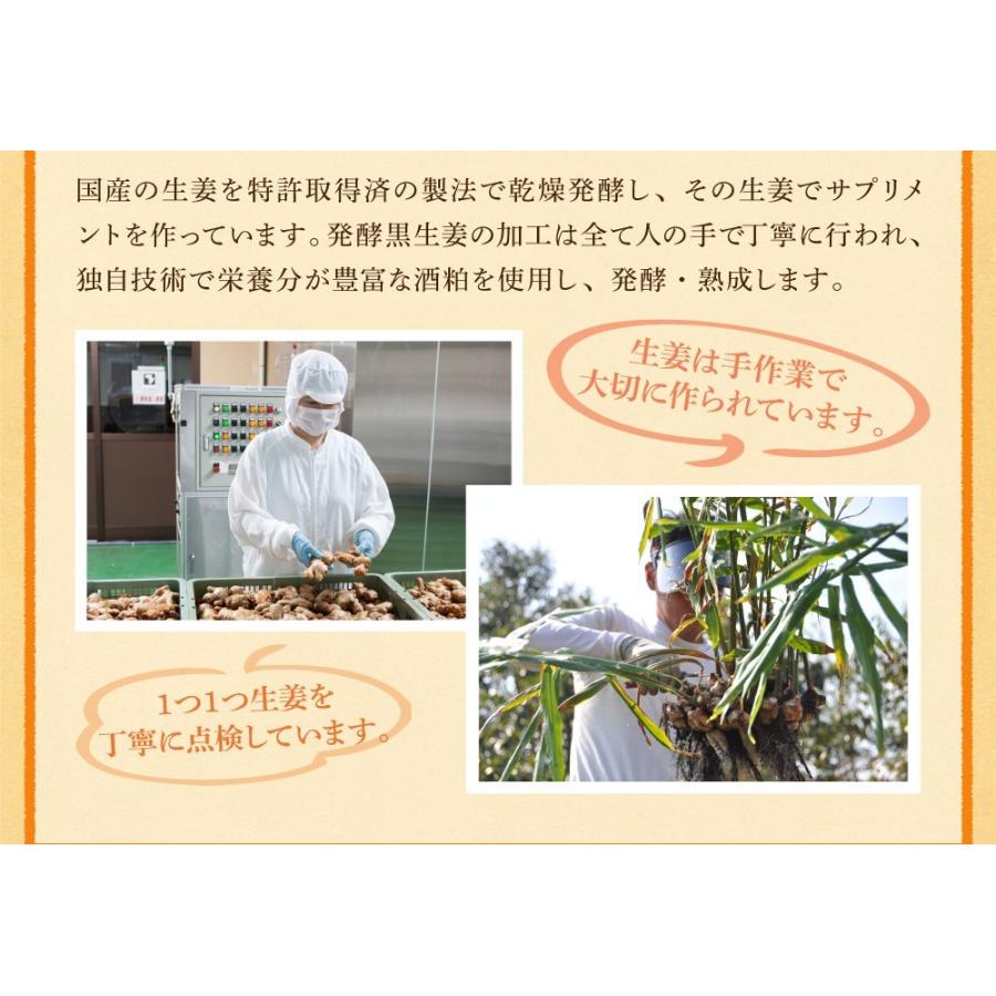生姜サプリ ショウガオール 女子のおまもりサプリショウガオール60粒 発酵黒生姜 黒しょうが 生姜サプリメント Zzr あしたるんるん 通販 Yahoo ショッピング