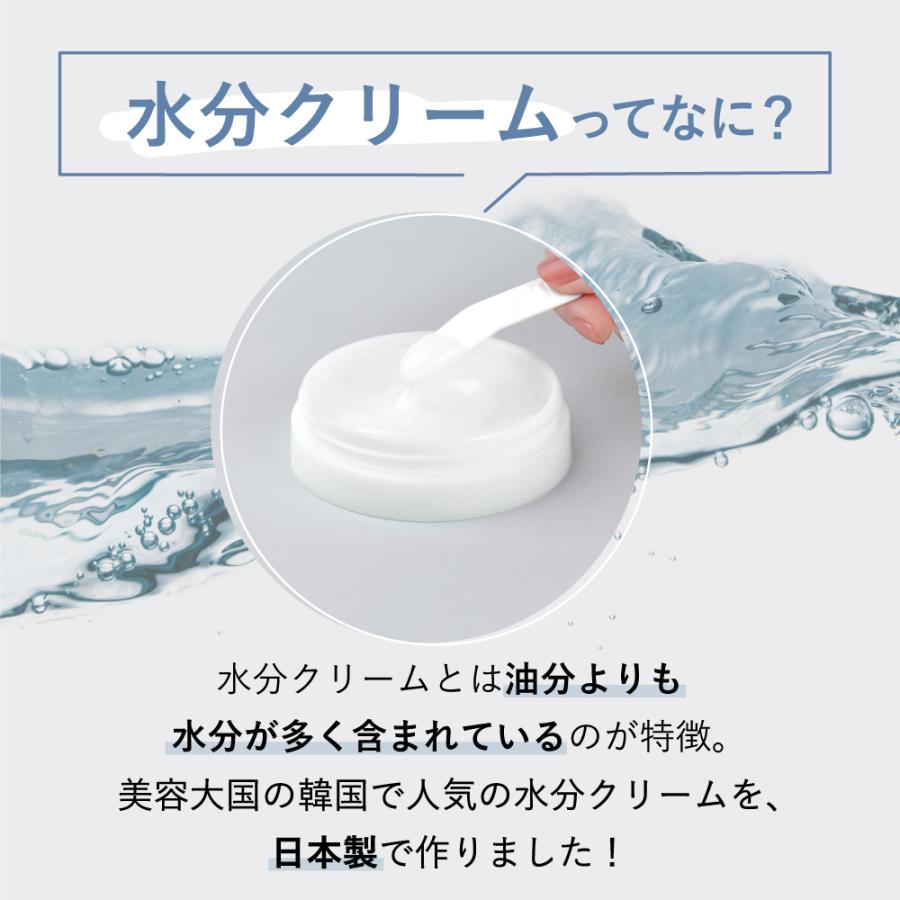 あしたるんるん 日本製 水分クリーム フェイスクリーム わたしは温泉水 
