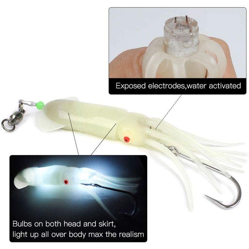 Dr Fish 釣り用ルアー イカ疑似餌 6インチ 内蔵ledライト シイラ まぐろ カマスサワラ カジキ 海釣り 流し釣り 沖釣り 船釣 ルンルンマーケット 通販 Yahoo ショッピング