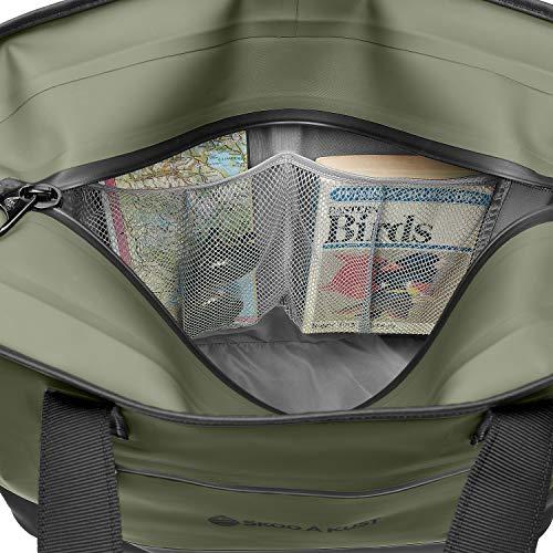 ToteSak 防水トートバッグ ビーチバッグ 密閉ファスナー付き  Olive Green  Regular 【並行輸入】｜runsis-store｜06