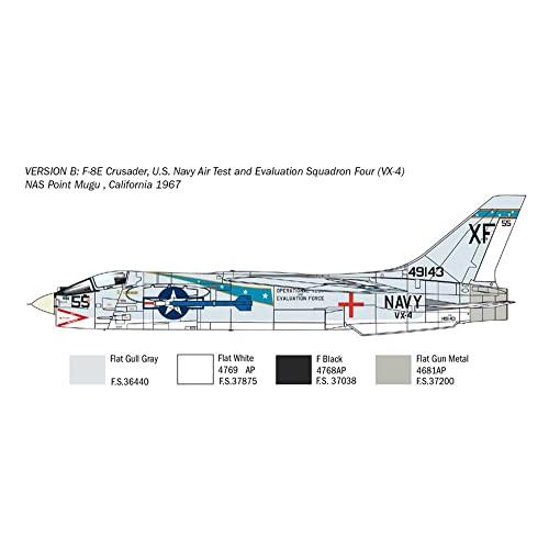 イタレリ 1/72 F-8E クルセイダー IT1456 【並行輸入】｜runsis-store｜08