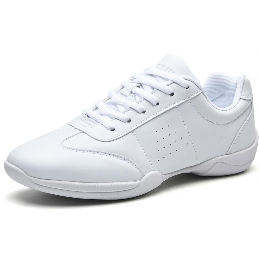 wuiwuiyu boys girls white lace-up School Cheer Shoes Chearleading  【並行輸入】｜runsis-store｜02