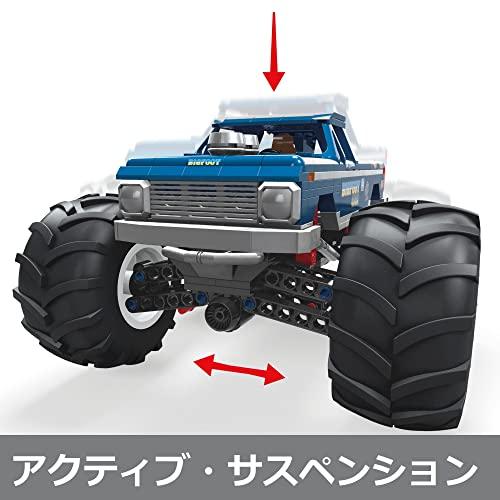 メガ(MEGA) ホットウィール モンスタートラック ビッグフット ブロック ピース数:538ピースダイキャストカー1台付 10才~ 【並行輸入】｜runsis-store｜05