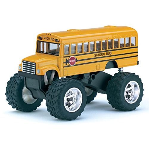 Monster School Bus: Die Cast Yellow School Bus Large 5 Long with  【並行輸入】｜runsis-store｜02