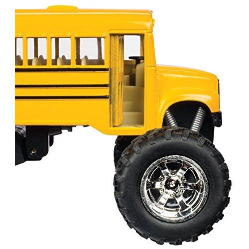 Monster School Bus: Die Cast Yellow School Bus Large 5 Long with  【並行輸入】｜runsis-store｜04