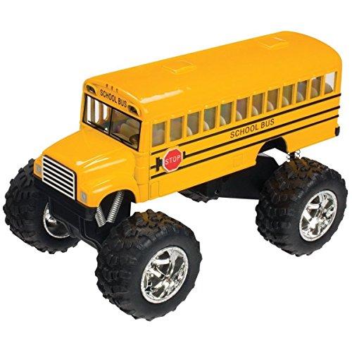 Monster School Bus: Die Cast Yellow School Bus Large 5 Long with  【並行輸入】｜runsis-store｜05