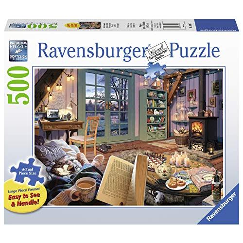 Ravensburger (レイヴンズバーガー) Cozy Retreat 500ピース ラージフォーマットジグソーパズル 大人用  【並行輸入】｜runsis-store｜02