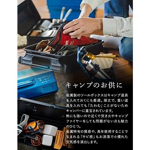 TOYO スチール製２段式工具箱（ツールボックス） ST-350MG (ミリタリーグリーン) 【並行輸入】｜runsis-store｜08