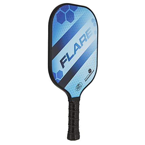 Rally Flare グラファイトピックルボールパドル | ポリマーハニカムコア グラファイトハイブリッド複合面 | 軽量 | パ 【並行輸入】 Rally Flare イエローボール