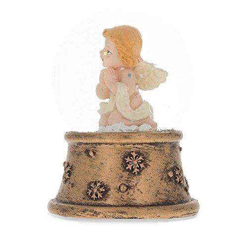 Divine Harmony: Golden Angel Miniature Water Snow Globe 【並行輸入】｜runsis-store｜03