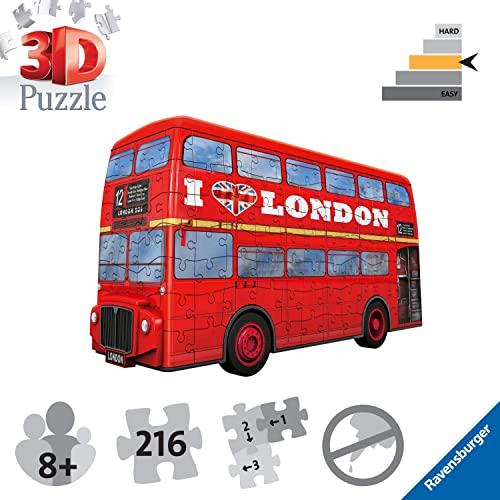 Ravensburger (ラベンスバーガー) 216ピース 3Dパズル ロンドンバス 立体パズル 12534 0 【並行輸入】｜runsis-store｜04