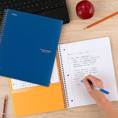 Five Star Spiral Notebook  5 Subject  College Ruled  200 Sheets  B 【並行輸入】｜runsis-store｜07