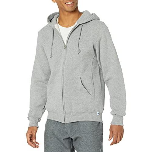 Russell Athletic メンズ Dri-Power フルジップフリースパーカー US サイズ: Medium カラー: グ 【並行輸入】