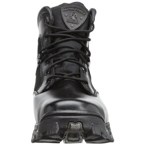 販売大人気 Rocky FQ0002167 (L) 6AlphaBlkleaWP MEDIUM 3 Duty Shoes Black 【並行輸入】