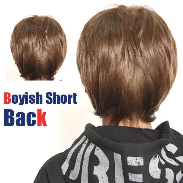 ウィッグ ショート フルウィッグ ボブ 耐熱 ボーイッシュショート 014 Di9309 ウィッグ シュシュクロ ゼット 通販 Yahoo ショッピング
