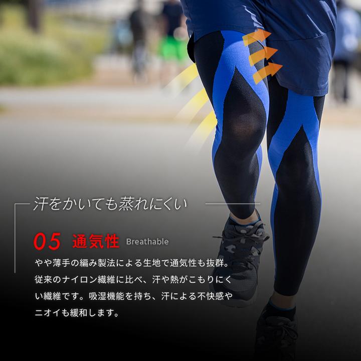 公式 スポーツ タイツ コンプレッション ランニング 登山 着圧 レギンス スパッツ  Runtage アスリートランナーPRO V2 2枚組 メンズ レディース | Runtage | 10