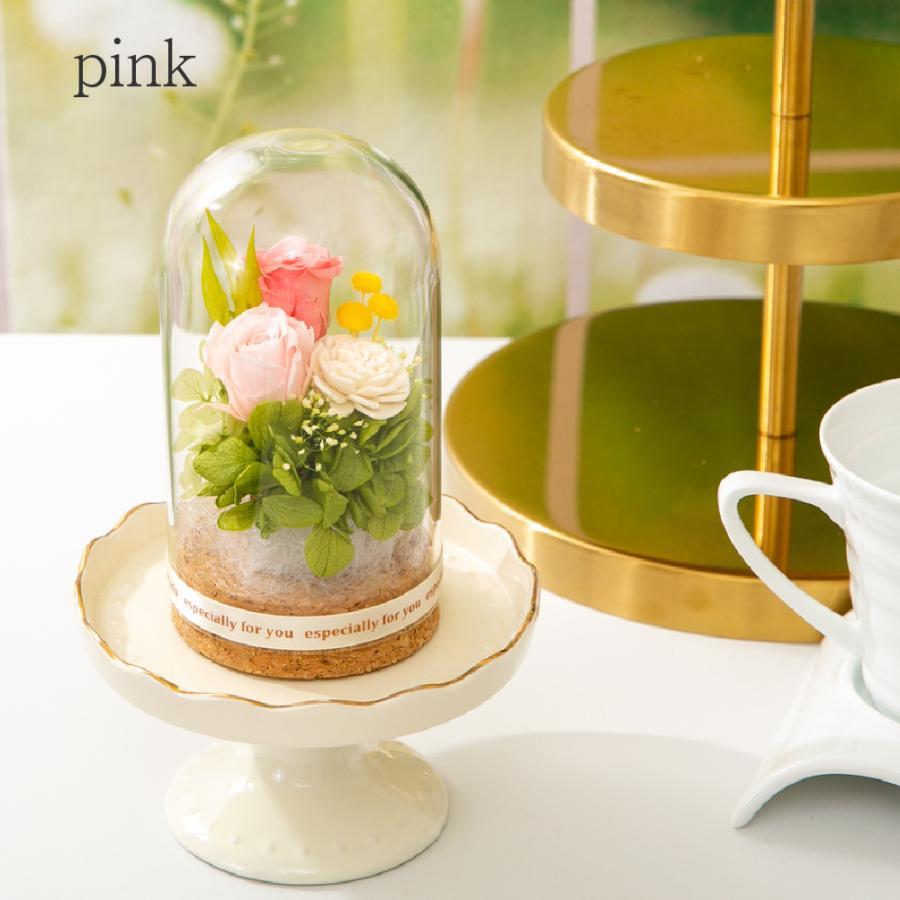 母の日 花 プリザーブドフラワー ギフト ガラスドーム カラン 誕生日