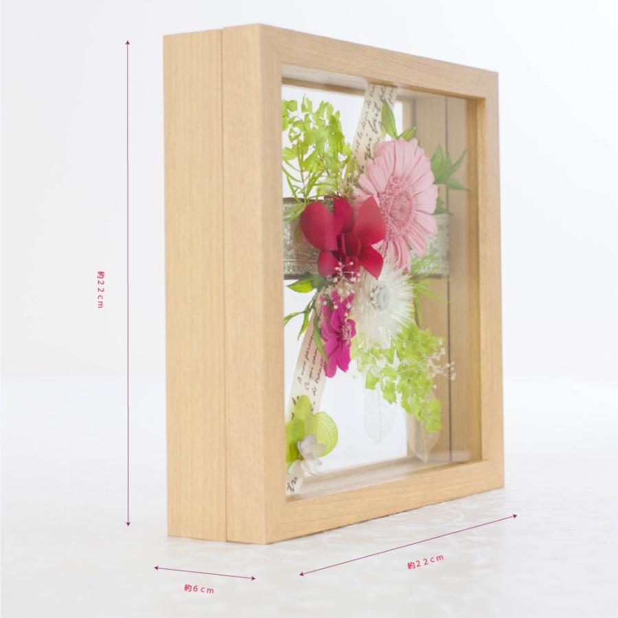 フレームフラワー　インテリア　　プリザーブドフラワー　ギフト　壁飾り プリザーブドフラワー ギフト 花 クレール 壁掛け フレーム