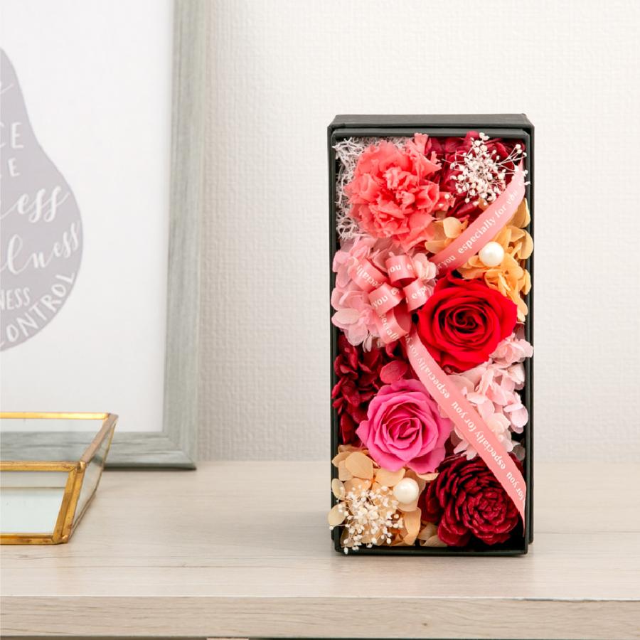 プリザーブドフラワー ギフト 花 エクラン ボックス 誕生日プレゼント