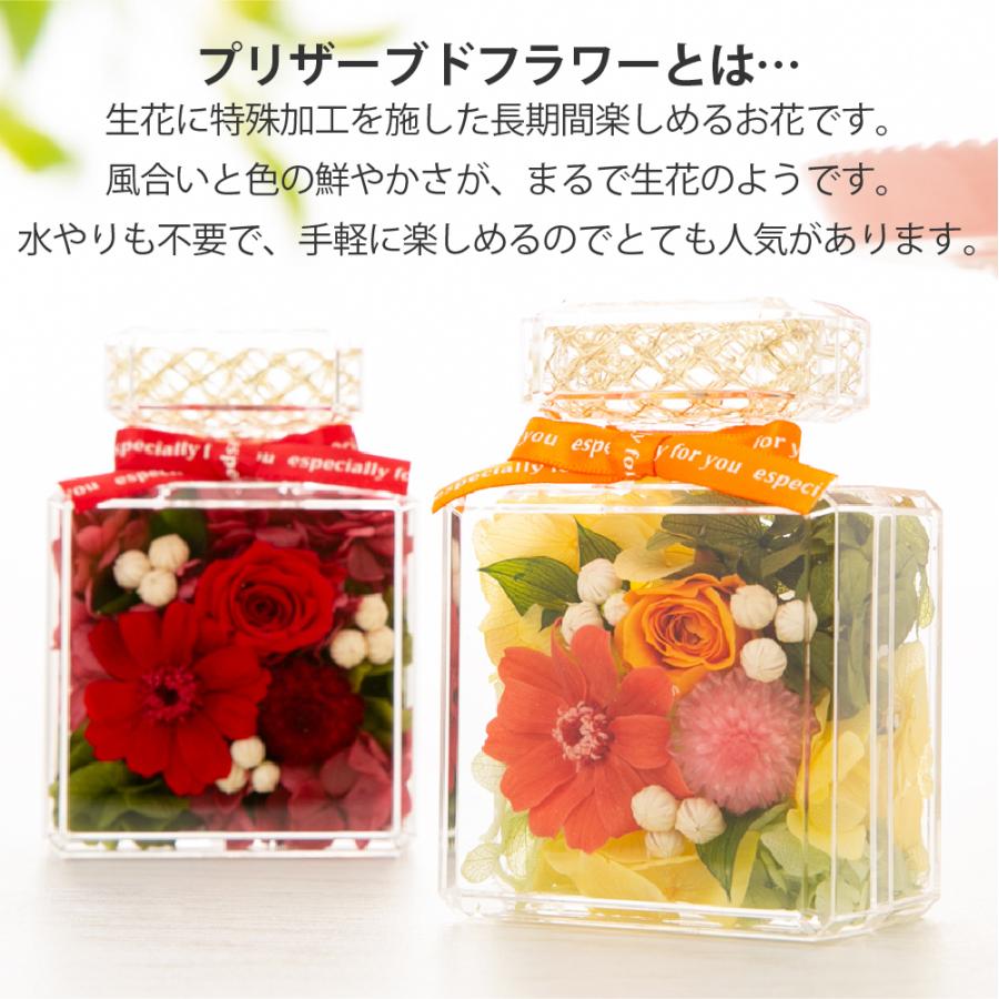 母の日 花 プリザーブドフラワー ギフト アクリル フロコリール 誕生日