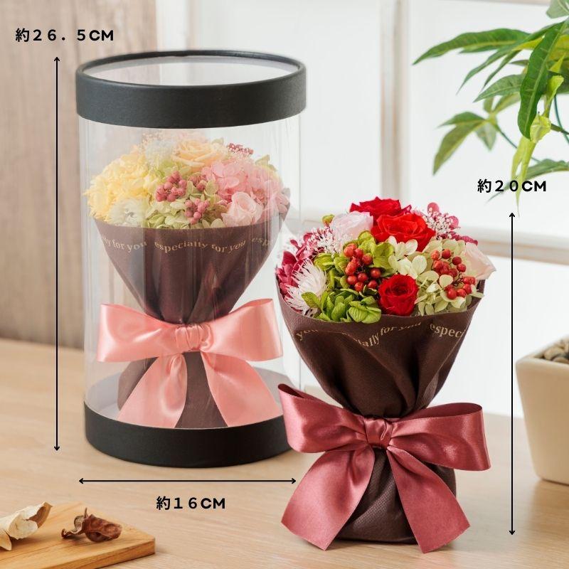 プリザーブドフラワー ギフト 花 ラ・フェット 花束 ブーケ スタンド