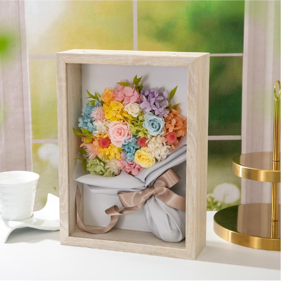 プリザーブドフラワー ギフト ル・デパール ブリザードフラワ- お祝い