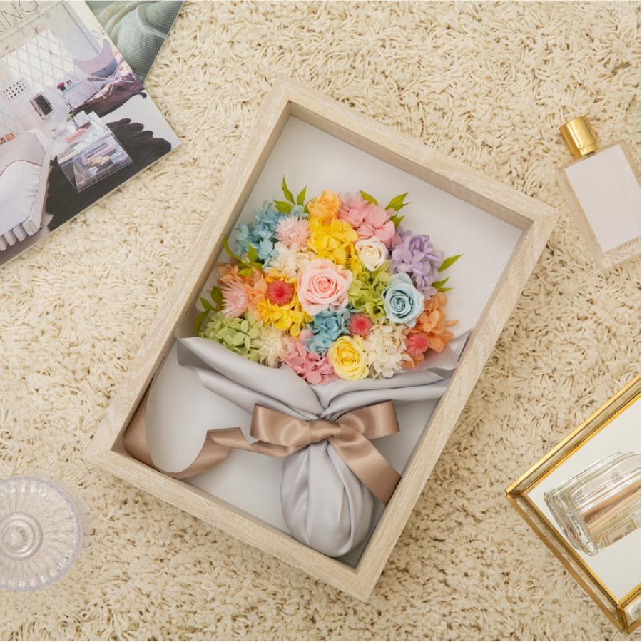 プリザーブドフラワー ギフト ル・デパール ブリザードフラワ