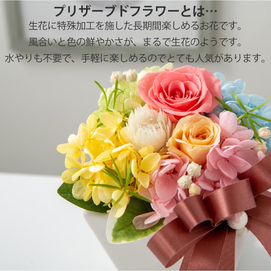 プリザーブドフラワー ギフト プチ・シャン・ドゥ・フルール 誕生日