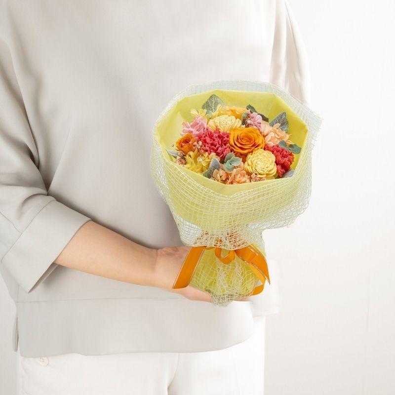 プリザーブドフラワー ギフト 花 Ruplan's ブーケ 花束 結婚祝い 結婚