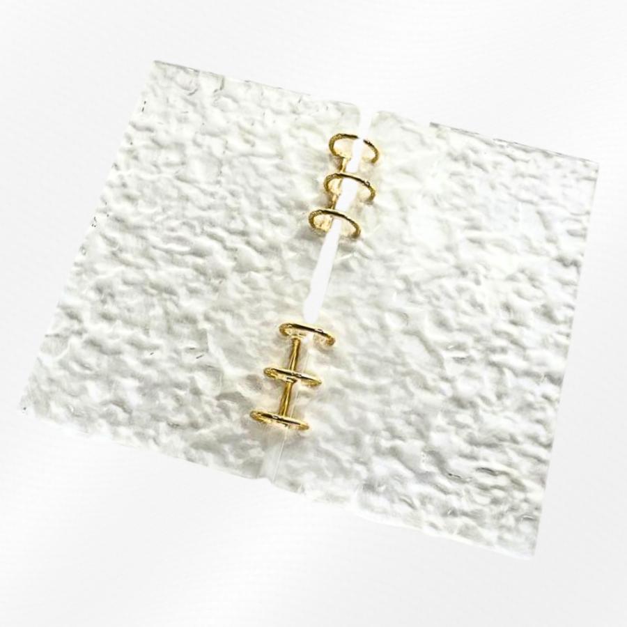 A6 アクリルバインダー 推し活 シール帳 かわいい 韓国 透明感