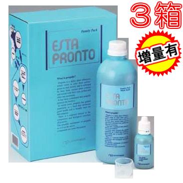 エスタプロント　ファミリーパック(770ｍｌ)　×超お得３箱セット＋8ｍｌ×６個進呈《プロポリス，ミセル化，ブラジル産》 ※送料無料