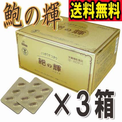 鮑の輝　９６カプセル×お得３箱セット《鮑の輝き　ルテイン　ゼアキサンチン　シンギー》※期間限定！　数量限定！　超特価！ ※送料無料｜rurian