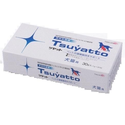 ツヤット ３０包入り 《犬猫用 美育乳酸菌 エンテロコッカス・フェカリス・ＦＫ−２３ Tsuyatto ニチニチ製薬 プロテサン》 ※送料無料（Yahoo!・ル・リアン）