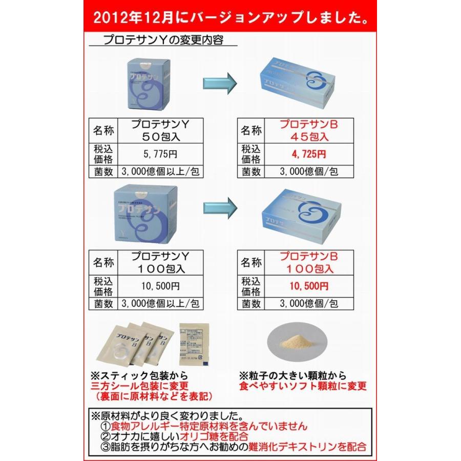 新品未開封　プロテサンB 100包 プロテサンB 100包 （B100包入りが終了の為、B31包を3箱と12包