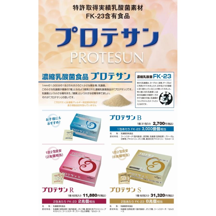 プロテサンR 62包＋2包進呈（レビュー記載で） 【送料無料