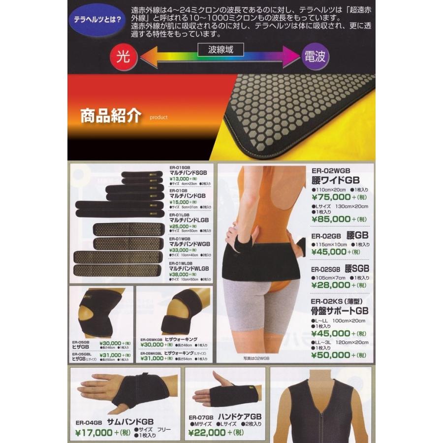 エナジーラバーマルチバンドER-01SGB4cm×23cm《岩盤セラミック加工ＧＡＮＢＡＮ》 ※送料無料_2