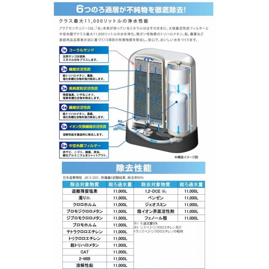 アクアセンチュリー2ホワイト MFH-113 ※ゼンケン直送（代引不可