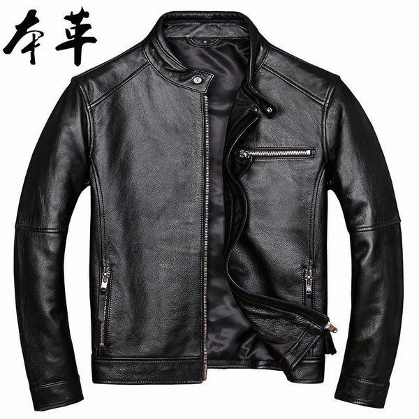 在庫僅少 メンズ 本革ジャケット ライダースジャケット 春秋 高級牛革 ジャケット ビジネスレジャー 革ジャケット レザージャケット 革ジャン レザージャケット カラー S Mail Invent1 Nyts Edu