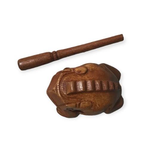 ギロ カエル 打楽器 ミニ 木製 ドラム 楽器 かえる 鳴き声 民族楽器