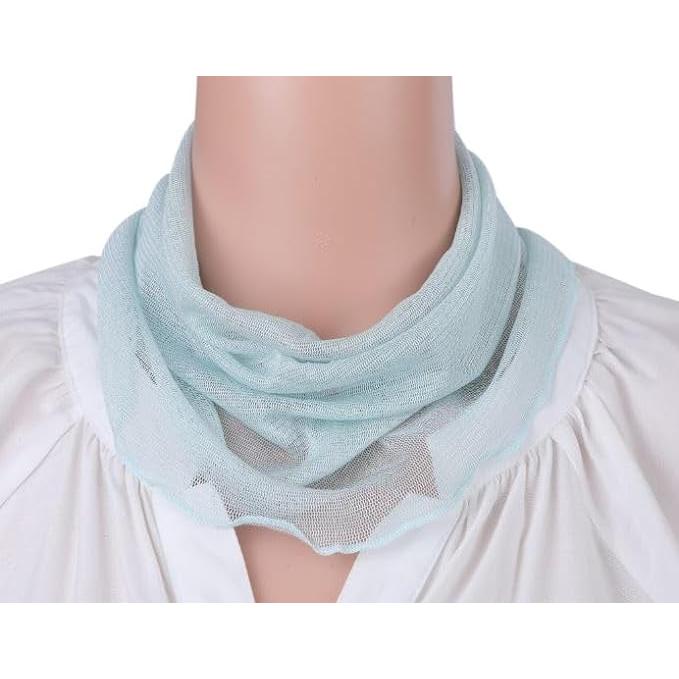 【激レア】 14th Addiction ネックレススカーフ ネックウォーマー シルク100% ネックウォーマー チュールネット ネック スカーフ