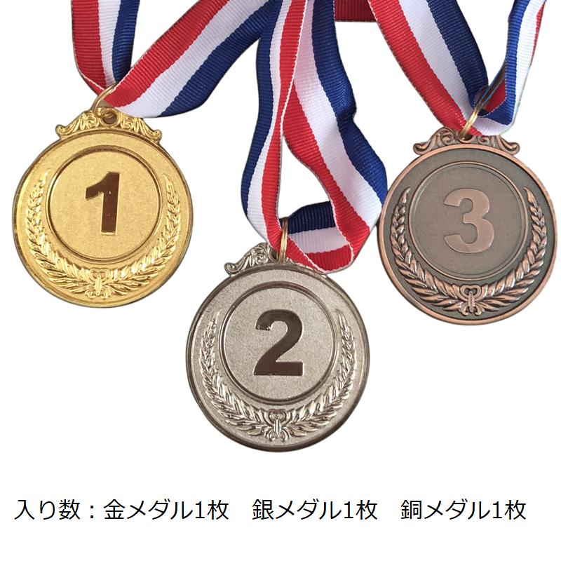 金メダル 銀メダル 銅メダル 金属 製 直径 64mm 優勝メダル 優勝カップ
