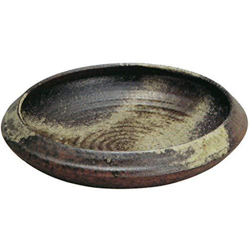 しがらきの森 花器信楽焼陶器 花器 古陶水盤 12号 横幅38.0cm 7073-09