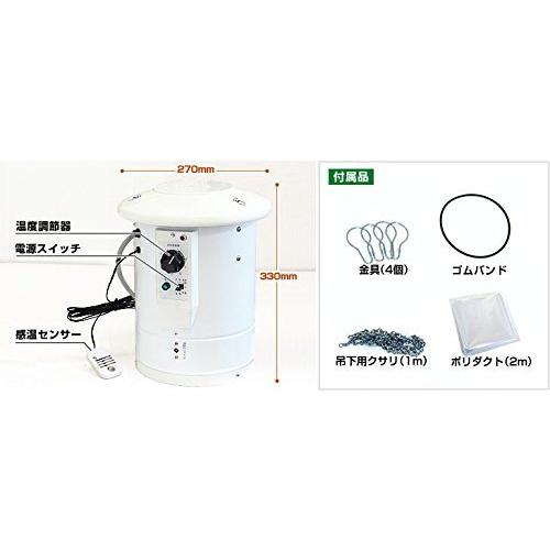 全国宅配無料 ruruソーワ 園芸温室用 温風器×2台 SF-2005A