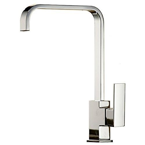 Sk41 洗面台 キッチン用 L型 厨房 混合水栓 シンク 台所 厨房 手洗いボウル 住宅設備 360 回転 モダン Lタイプ L字型 シングルレバー 水道 蛇口 Lタイプ A B01im44guu 2512 Ruru 取り付けホース付き 洗面台