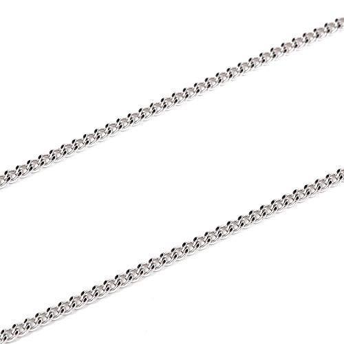 18金 喜平 ネックレス チェーン 2面 50cm 細い 幅1.2mm メンズ