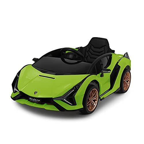 Ruru電動乗用カー 乗用ラジコン Lamborghini Sian ランボルギーニ 子供 ...
